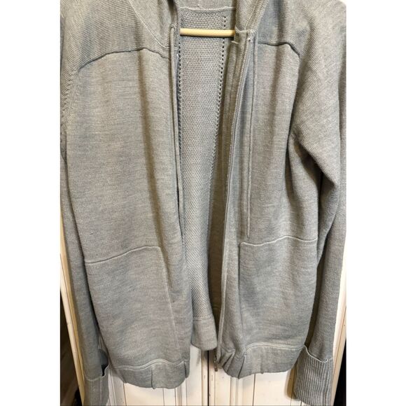 Lululemon Women's Rise & Move Zip Up Hoodie Heathered Silver Drop Size Small - Picture 4 of 9